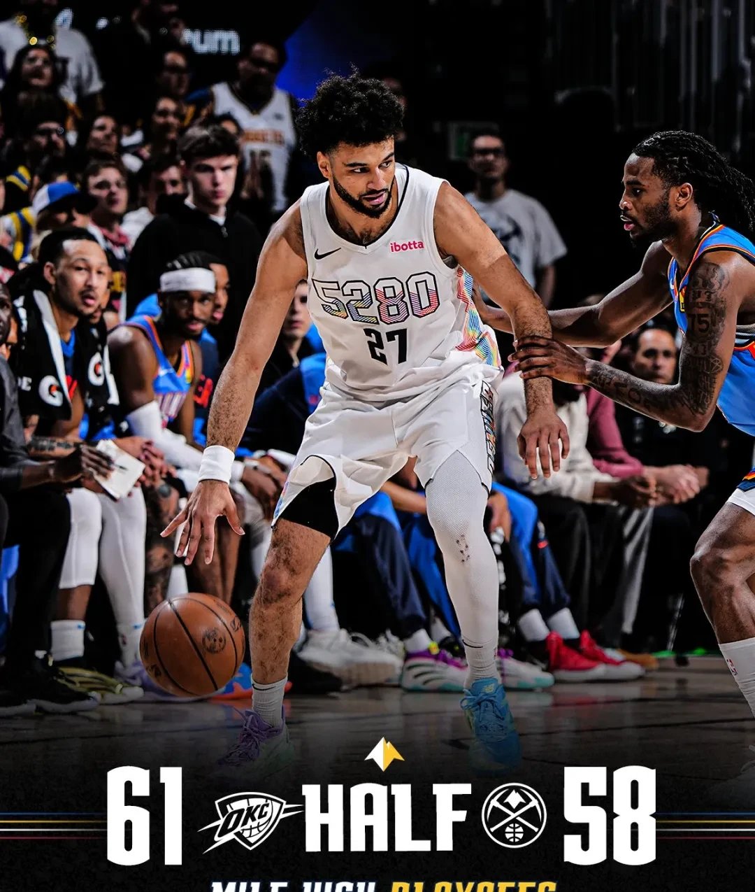 掘金大胜尼克斯,重返西部前四 掘金大胜尼克斯,重返西部前四