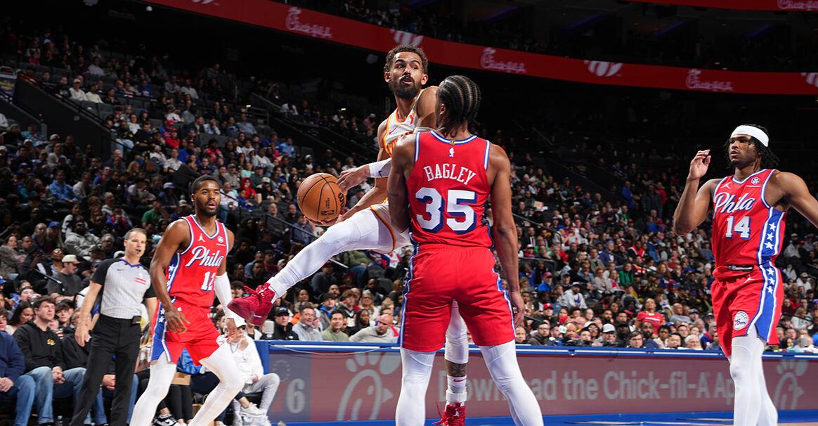 老鹰擒76人稳居东部第四 老鹰擒76人稳居东部第四